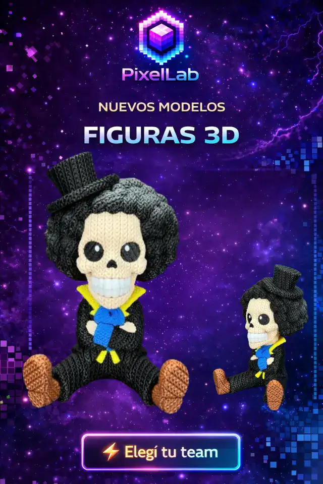 Figura 3D de Brook de PixelLab 3D