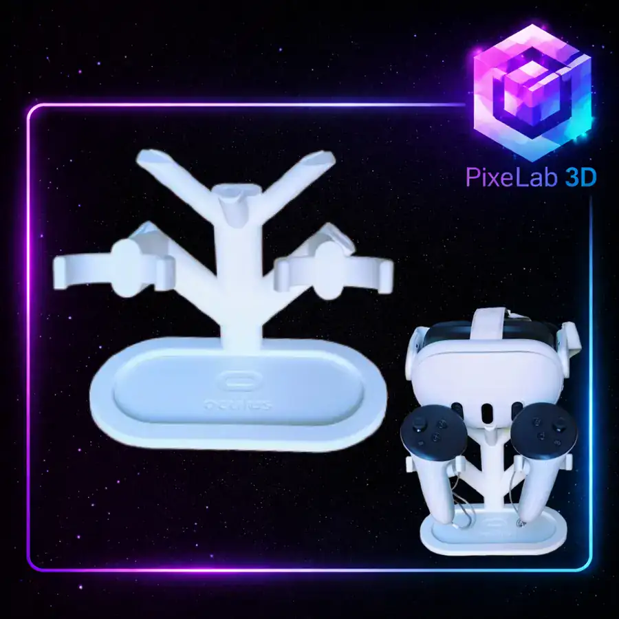 Estación gamer impresa en 3D para organizar accesorios